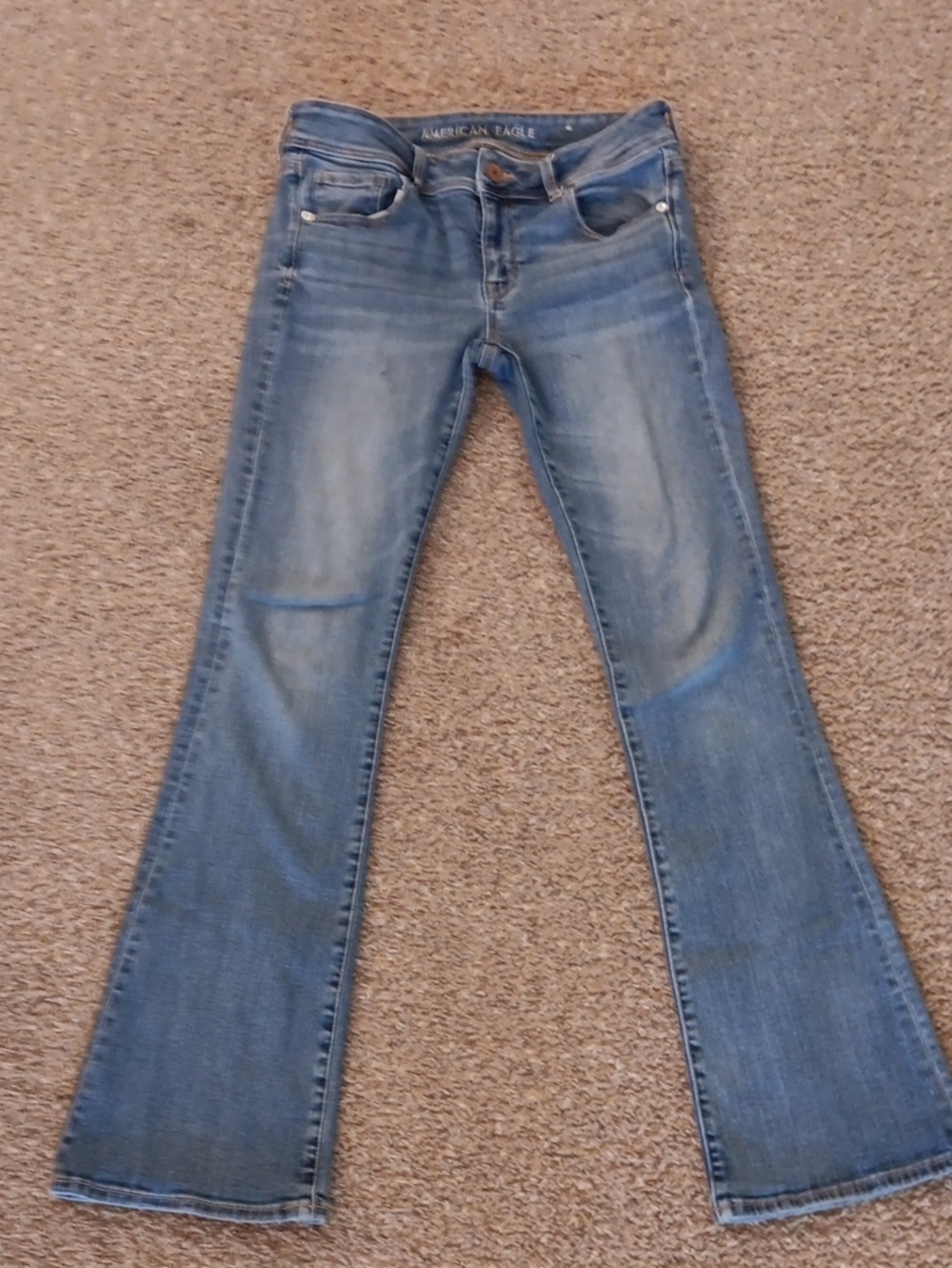American Eagle Outfitters Medium Blue Flare Jeans